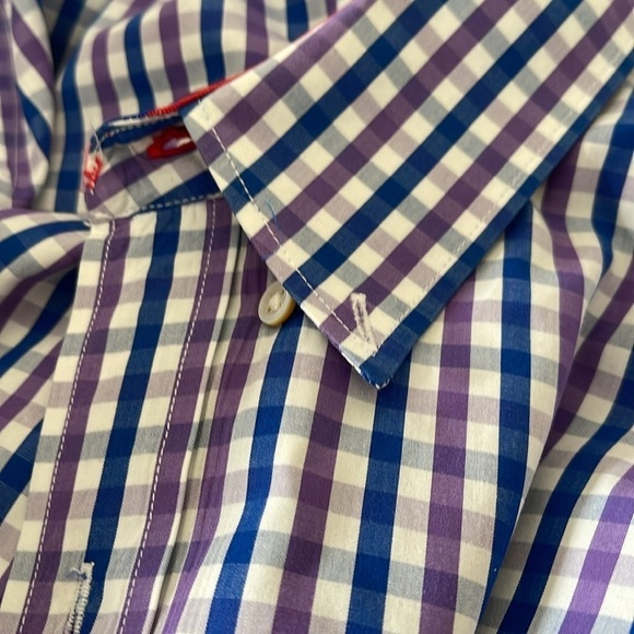 J. MCLAUGHLIN men’s button down shirt size extra large 100% cotton EUC - Picture 7 of 8